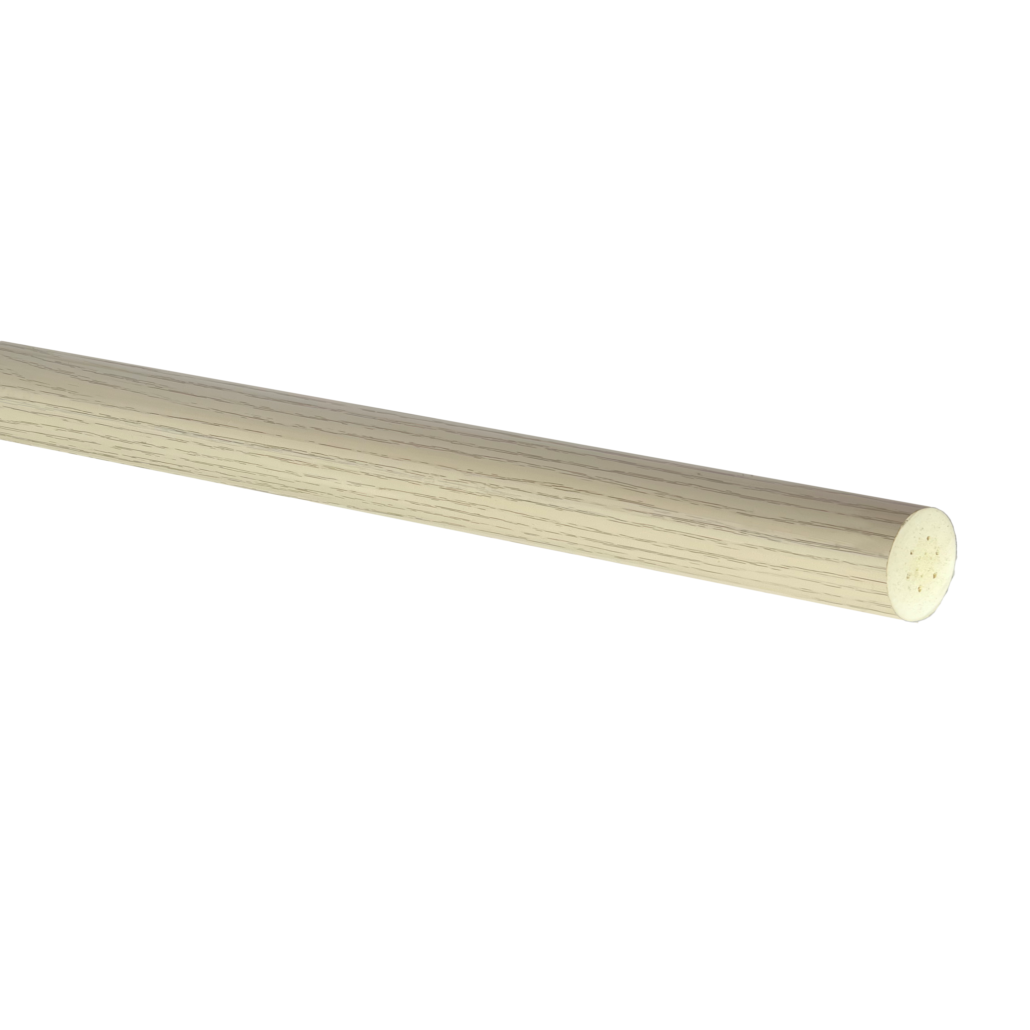 Поручень пластиковый Дуб беленный ПВХ (4м.)