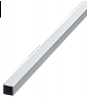 Труба алюминиевая квадратная анод. серебро 20х20x1.5 1000мм